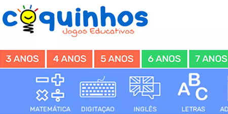 Jogos Infantil Online em COQUINHOS